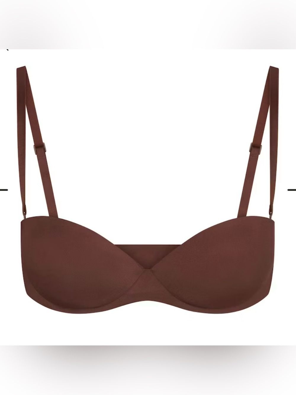 SKMIS 34D Ultimate Push-Up Strapless Bra - Cocoa - NWT